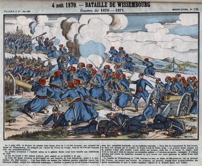 حرب 1870-1871: معركة Wissembourg ، 4 أغسطس بواسطة المدرسة الفرنسية
