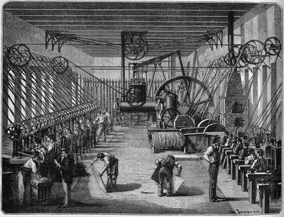 حرب 1870: مصنع لتصنيع الكبسولات المتفجرة (كبسولات). بايون ، بيرينيه أتلانتيك (64) بواسطة المدرسة الفرنسية