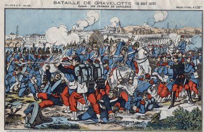 حرب 1870 بين فرنسا وبروسيا. معركة Gravelotte (أو معركة Saint Privat أو Saint Privat) ، أغسطس 1870. بواسطة المدرسة الفرنسية