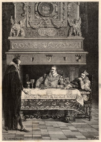 حرب الدين في عهد هنري الرابع - محامي جان لوميتري ، تشارلز دي نورماندي (1554-1610) دوق مايين ورئيس أساقفة ليون (بيير دي سانت بريست دي إيبيناك (ديسبيناك ، دي بيناك) بواسطة المدرسة الفرنسية
