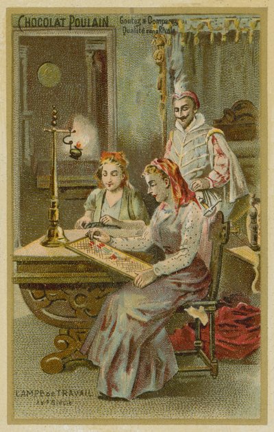 مصباح العمل ، القرن الخامس عشر بواسطة French School