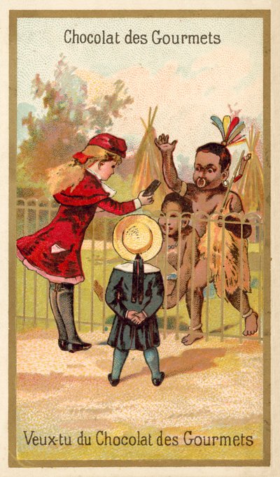 Would you like some Chocolat des Gourmets? (chromolitho) بواسطة المدرسة الفرنسية