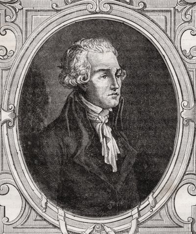 الشاب Robespierre ، من "Histoire de la Revolution Française" بقلم لويس بلانك (1811-1882) بواسطة المدرسة الفرنسية