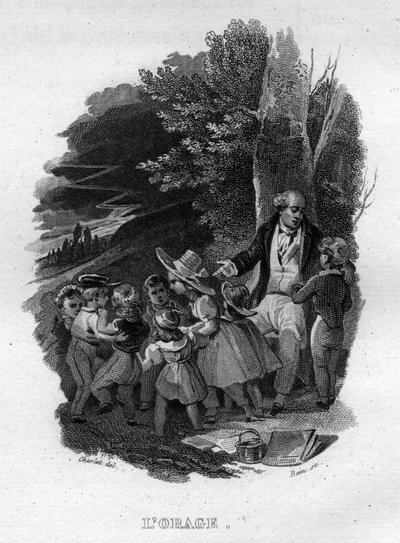 "أوراج شانسون دي بيرانجر" في "" الأعمال كاملة "(1834) لبيير جان دي بيرانجر (1780-1857) ، شاعر وكاتب أغاني فرنسي. بواسطة المدرسة الفرنسية