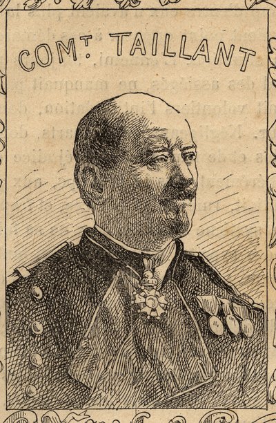 صورة شخصية للقائد الفرنسي بيير تاييانت - 1870-1871 (نقش) بواسطة المدرسة الفرنسية