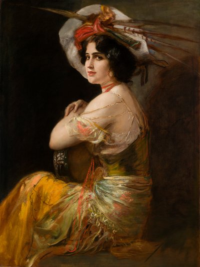 روزاريو غيريرو في دور كارمن ، ج. 1908. بواسطة فريدريش أوغست فون كولباخ