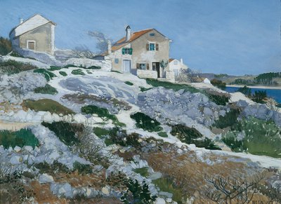 منازل الصيادين في لوسين بواسطة فريدريك بيك