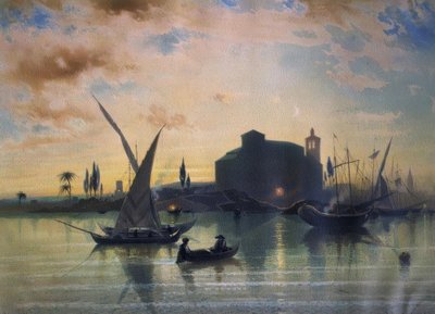 إسبانيا - وجهات نظر سيفيلا - الجوادالكويفر - 1867 بواسطة فريدريش إيبنر