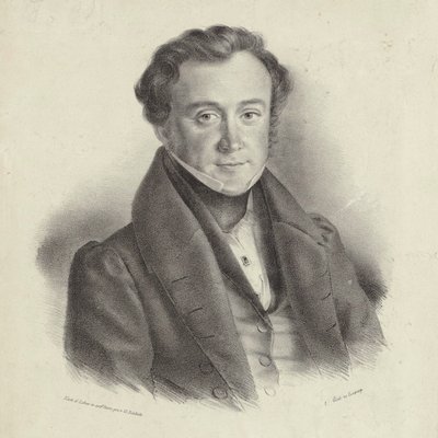 صورة للمؤلف يوهان وينزل كاليودا 1801-1866. بواسطة فريدريش جوستاف شليك