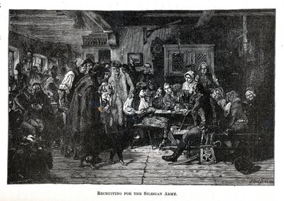 التجنيد في جيش سيليزيا ، 1882 بواسطة فريدريش هيدمان