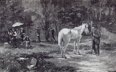 نموذج المريض ، من "ساعة الترفيه" ، 1888 (نقش) بواسطة فريدريش كالمورين