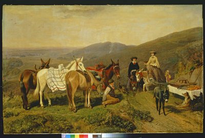 في تلال مالفيرن ، 1858 بواسطة فريدريش فيلهلم كايل