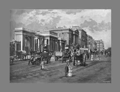 ركن هايد بارك ، لندن ، c1900 بواسطة فريث وشركاه