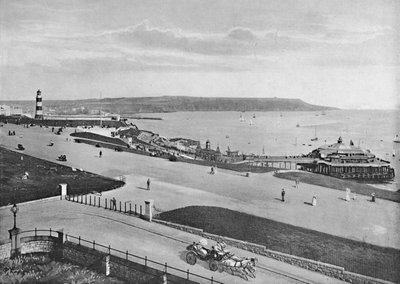 Plymouth Hoe, c1896 بواسطة فريث وشركاه