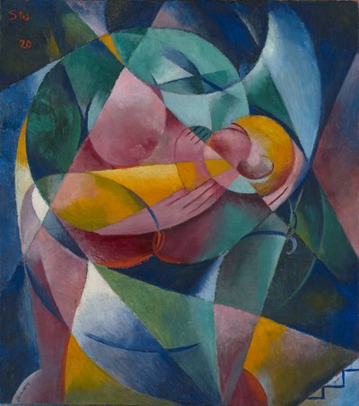 أم وطفل بواسطة Fritz Stuckenberg
