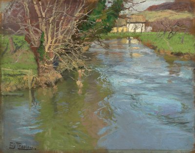 تيار في الربيع ، بواسطة Frits Thaulow