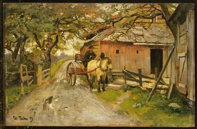 الثرثرة الودية ، 1889 بواسطة جوهان فريدريك ثاولو