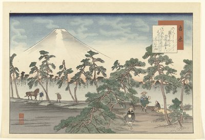 Yoshihara (title on object) Hizakurige (series title) بواسطة فوجيكاوا تامينوبو