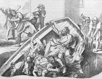 أولجاس ينتقم من الدريفليين قبل عام 1839 بواسطة فيودور أنطونوفيتش بروني