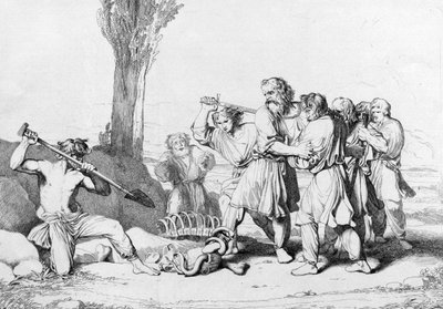 وفاة الدوق الأكبر أوليغ ، قبل عام 1839 بواسطة فيودور أنطونوفيتش بروني