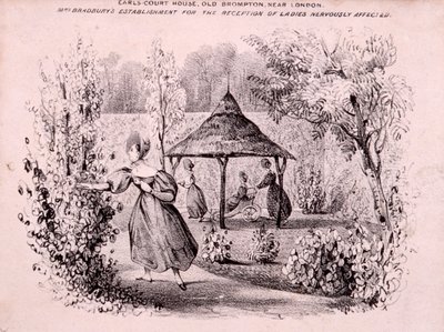 إيرلز كورت هاوس ، برومبتون ، لندن ، c1850 بواسطة جنرال الكتريك مادلي