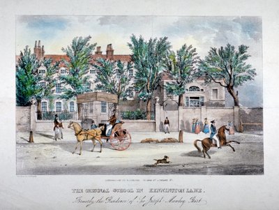 مدرسة Victuallers المرخصة ، كينينجتون لين ، لامبيث ، لندن ، c1841. بواسطة جي إف براج