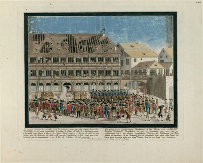 يوم 21 يوليو 1789. اقتحام مجلس مدينة ستراسبورغ في 21 يوليو 1789 ، ج. 1790. بواسطة جي ديفير