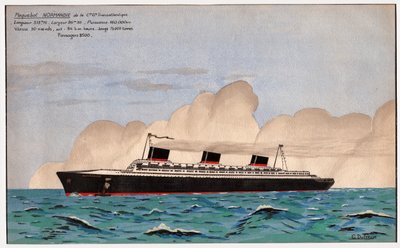 البطانة نورماندي. حوالي 1935 (الغواش) بواسطة جي دوفريس