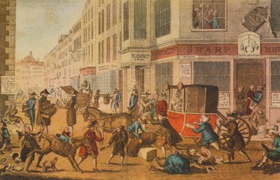 "التاجر الحديث ، أمجاد التجارة البريطانية" ، 1774 بواسطة جي تيري