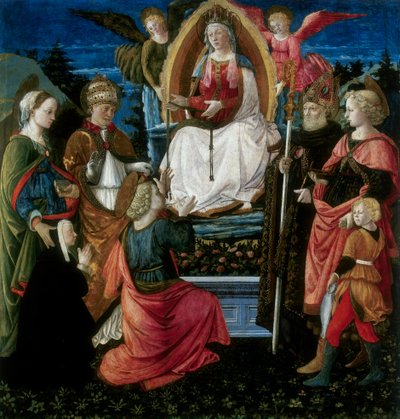 مادونا الحزام مع القديسين بواسطة G. da and Filippi، C. Carpi