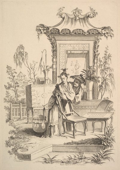 رجل وامرأة صينية ، كاليفورنيا. 1742. بواسطة غابرييل هوكير