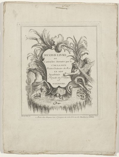 Titelprent الكتاب الثاني من الخراطيش كتاب الخرطوشة الثاني (عنوان السلسلة على الكائن) بواسطة Huquier