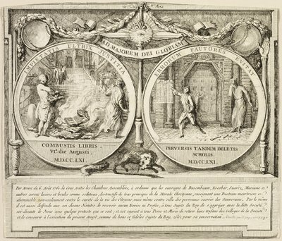 طرد اليسوعيين بواسطة Gabriel Jacques de Saint Aubin