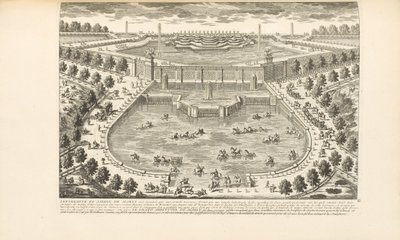 The Extremity of the Garden of Marly ، من "Les Delices de Versailles et des Maisons Royales" بقلم تشارلز أنطوان جومبير ، 1766 بواسطة غابرييل بيريل