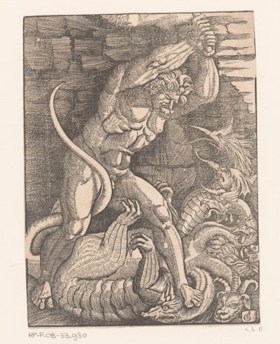 هرقل يقتل Lernaean Hydra عمال هرقل (عنوان السلسلة) بواسطة جبرائيل سالمون