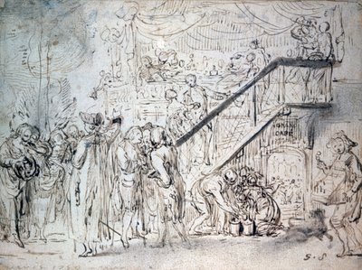 لو جراند كافيه 1759 بواسطة غابرييل دي سانت أوبين