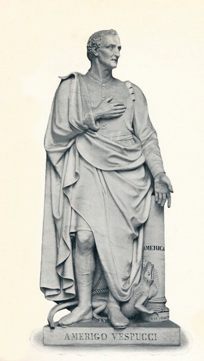 أمريكو فسبوتشي ، 1454-1512 ، 1912 بواسطة غايتانو جراتسيني