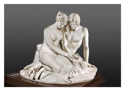 أنجليكا وميدورو ينحتان اسميهما على شجرة بواسطة غايتانو ماتيو مونتي