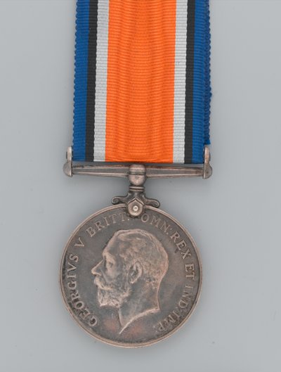 ميدالية الحرب البريطانية 1914-20 مُنحت للجندي أندريا بواسطة غايتانو ماتيو مونتي