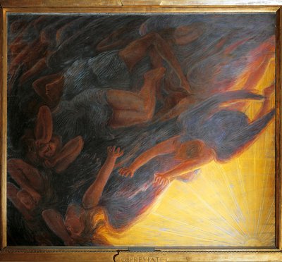 Fall of Angels, triptych central panel بواسطة غايتانو بريفياتي