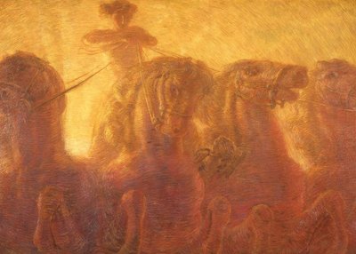 عربة الشمس أو انتصار التجارة ، 1907 ، بواسطة غايتانو بريفياتي
