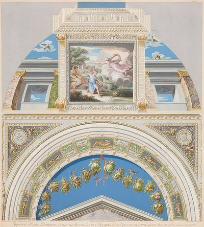 يظهر لإسحاق الحافة والحقل المحبب مع الله. 1774 بواسطة غايتانو سافوريلي