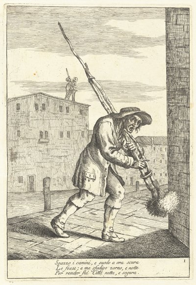 منظف المداخن بواسطة Gaetano Zompini