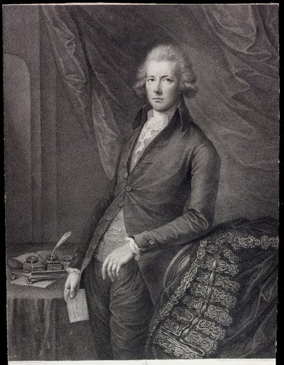 الحق هون ويليام بيت الأصغر (نقش) بواسطة Gainsborough (بعد) Dupont