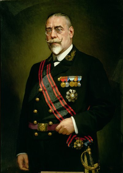 صورة لمانويل أليندي سالازار (1865-1923) (زيت على قماش) بواسطة جامورال