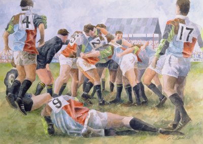 مباراة الرجبي: Harlequins v Wasps، 1992 (مرحاض) بواسطة غاريث لويد بول