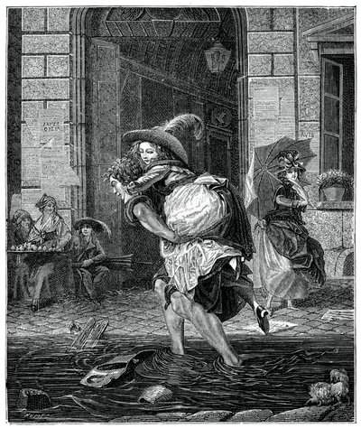 المرور عبر العاصفة ، 1885. بواسطة غارنييه