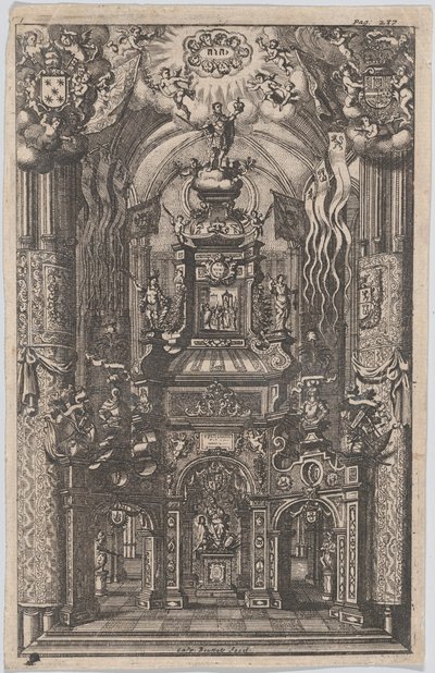 كاتافالك لفرديناند ، من كتاب مجهول ، كاليفورنيا. 1660-95. بواسطة جاسبار بوتاتس