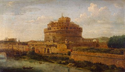 Castel Sant'Angelo في روما ، فنان غير معروف من مدرسة Gaspar van Wittel ، إيطاليا بواسطة غاسبار فان ويتل