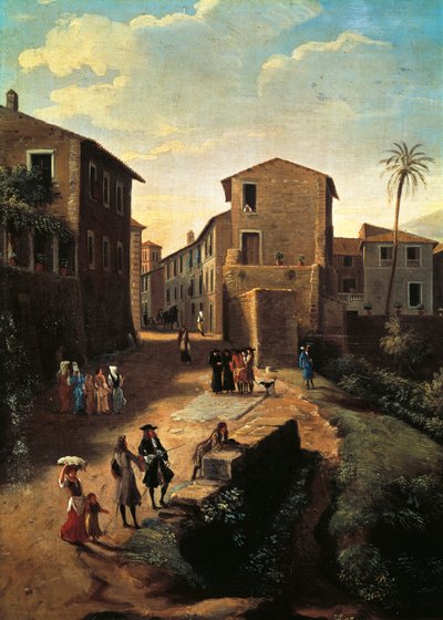 منظر لتيفولي ، بقلم غاسبار فان ويتل (1652 أو 1653-1736) ، التفاصيل بواسطة غاسبار فان ويتل